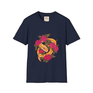 Guilty Pleasure - Snake of Temptation Shirt - Sinful Serpent Graphic Tee - Unisex Cotton T-Shirt