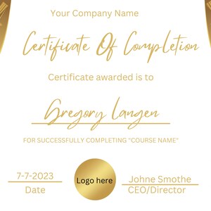 Certificate of Completion Template, Lash Award, Nails Certificate, Training Certificate Template, Printable Beauty Course Certificate, Canva