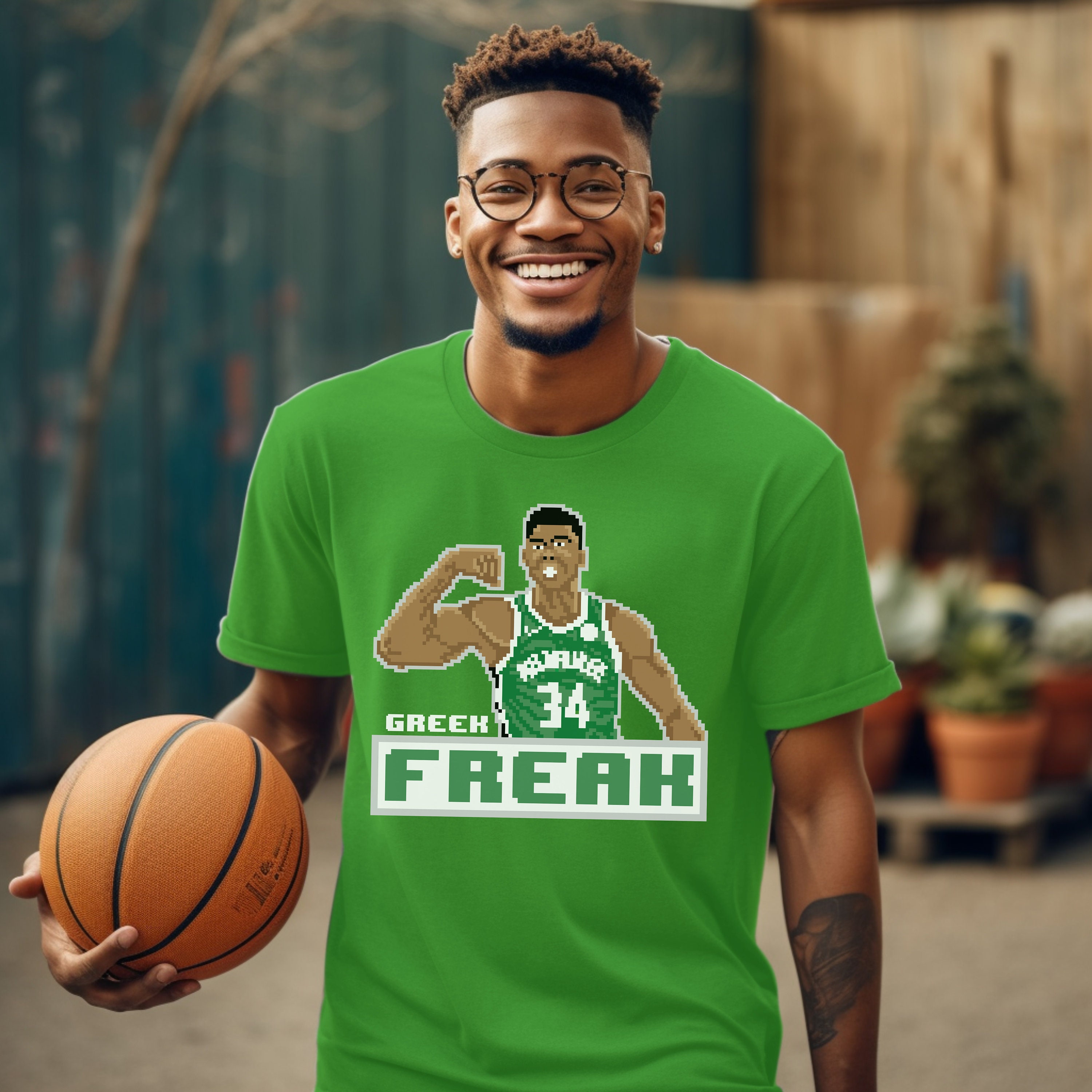 Giannis antetokounmpo Shirt Basketball MVP Player NBA player Unisex T-shirt  S