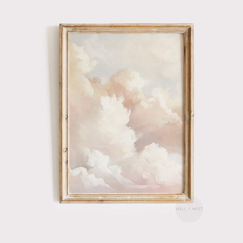 Pastel Cloud Paintings - Etsy