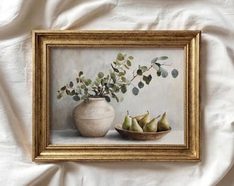 ブドウの絵画 オリジナル油絵 ブドウの壁画 果物の絵画 新聞アート