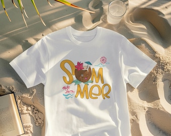 Summer Vibe T-Shirt, Beach Graphic Tee