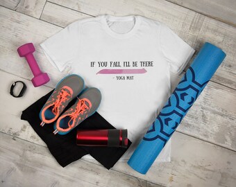 Funny Yoga Crewneck T-shirt, Gym Gift