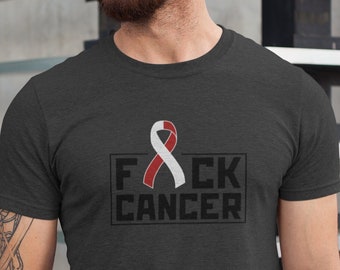 Subtle Cancer Shirt, cancer fighter gift, cancer awareness tee, head and neck cancer, cancer survivor, chemotherapy gift, Funny Cancer Shirt