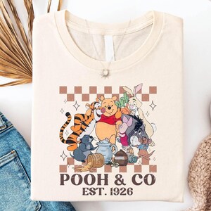 Pooh And Co Est 1926 Shirt, Winnie The Pooh And Friends Sweatshirt, Disney Pooh Bear Shirt, Disneyland Tee, Disneyworld Trip Sweatshirt Gift