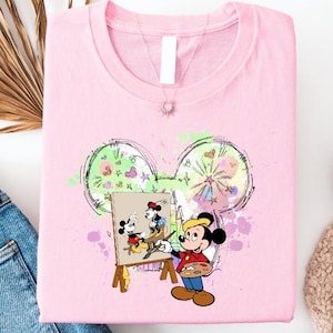 Mickey Painter Arts Festival Shirt, EPCOT International Festival Of The Arts Graphic Sweatshirt, Disney World Art Lover Sweater Gift