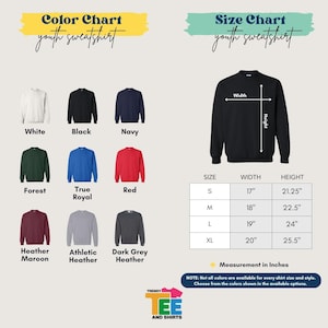 a long - sleeved shirt with measurements for the size chart