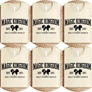 Magic Kingdom Shirt, Disney World 1971 Shirt, Retro Disney Vacation Tee, Family Matching Disney Shirt, Disney Park Tee, Classic Disney Shirt