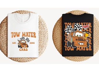 Tow Mater Front and Back Shirt, Disney Cars Pixar T-Shirt, Cars Land Tow Mater Tee, Disneyworld Family Trip Shirt, Cars Birthday Sweatshirt