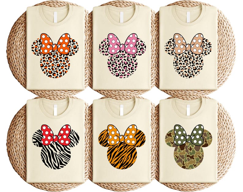 a set of four mickey mouse coasters