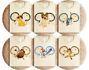 Camisa Disney Lion King Safari, camiseta Mickey Head Animal Kingdom, camisa Simba Timon Pumba Nala Rafiki Zazu, camiseta a juego Hakuna Matata