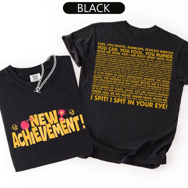 Dungeon Crawler Carl Shirt, Princess Donut New Achievement Tee, Front And Back Quote Sweatshirt Gift