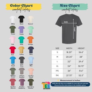 a t - shirt size chart for men and women