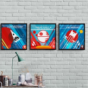 Star Wars Retro Imperial Propaganda Posters