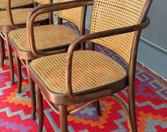 Vintage Bentwood and Cane Chairs - Set of 4