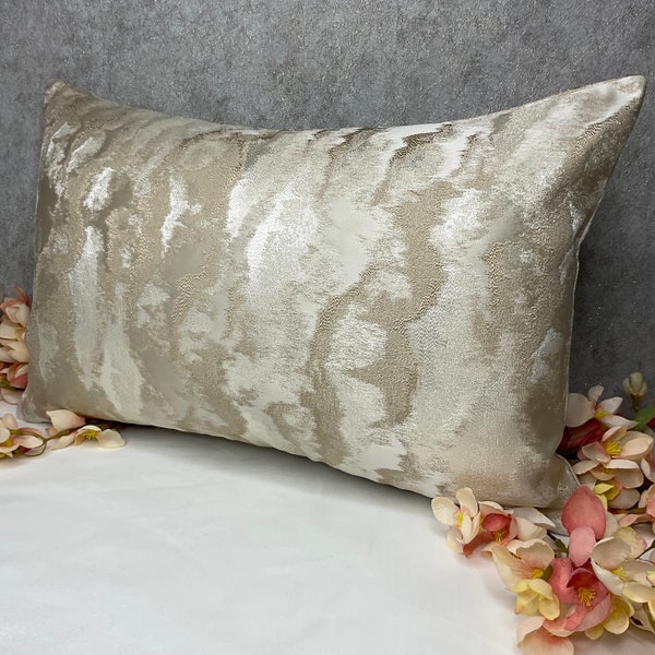 Gold cushion cover, champagne pillow cover, champagne bedding, champagne cushion, designer pillow, bolster pillow, gold pillow case, NIMBUS