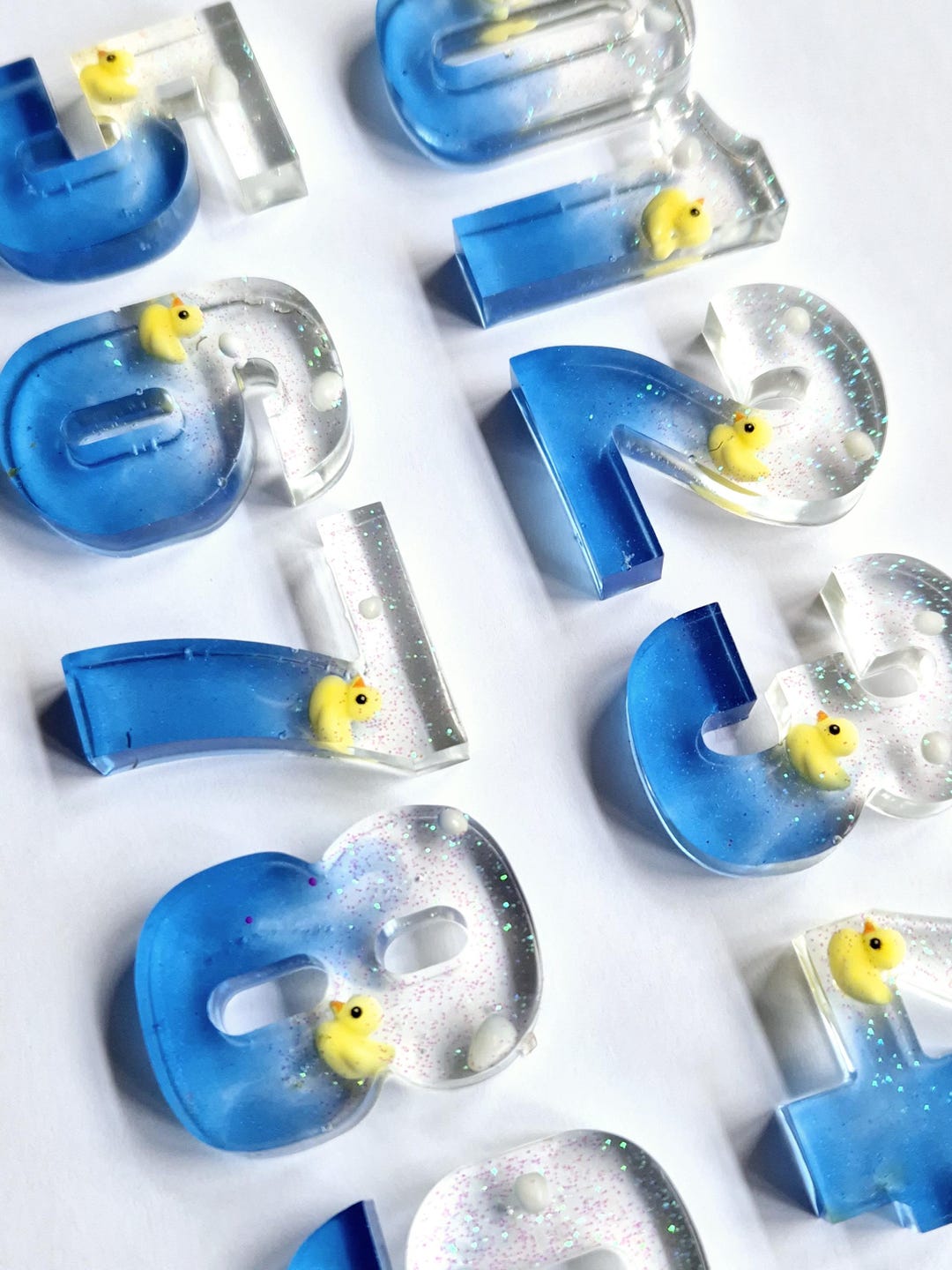Duck Themed Resin Numbers - Etsy
