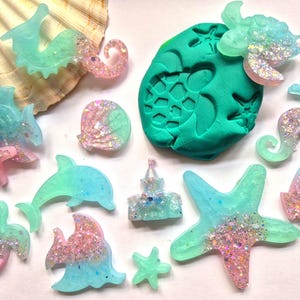Ocean themed play dough stamps/water play