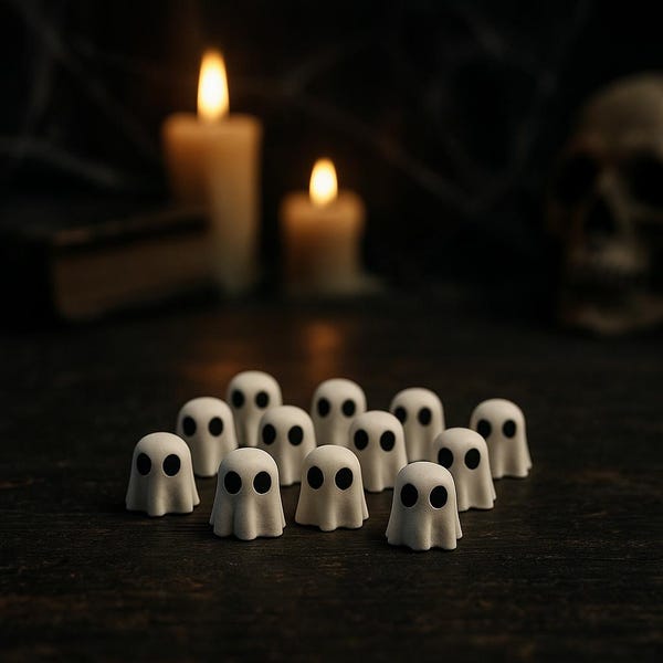 Miniature Ghost, Multiple Quantites, Bulk, Supply, Craft Supply, Halloween Decor