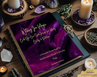 Witchy Spell Jar Recipe Book: DIY Magic Spells Guide (Digital Download)