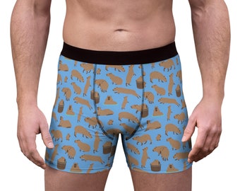 Men's Boxer Capybara pattern Light Blue