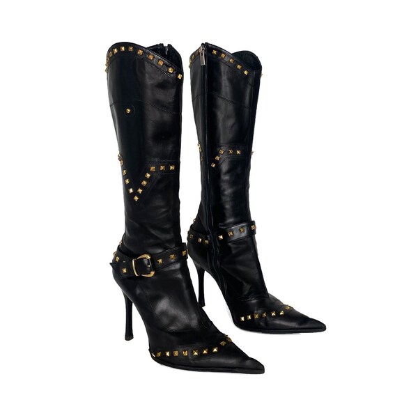 leather biker boots uk