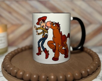 Bullseye and Woody Mug (Two Tone)