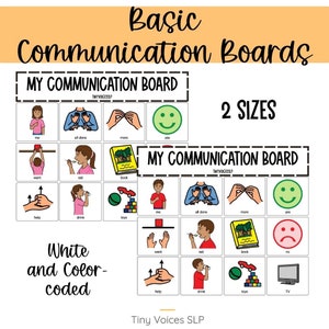 Basic AAC Communication Board