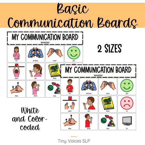 Basic AAC Communication Board