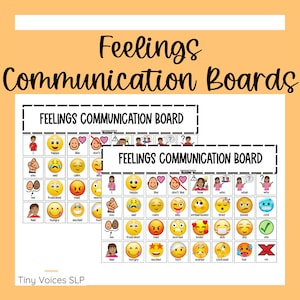 Feelings AAC Communication Board