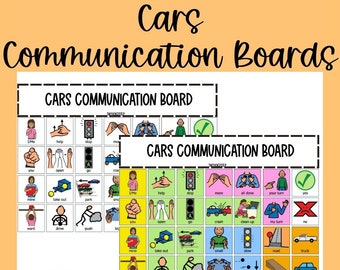 Cars AAC Communication Board