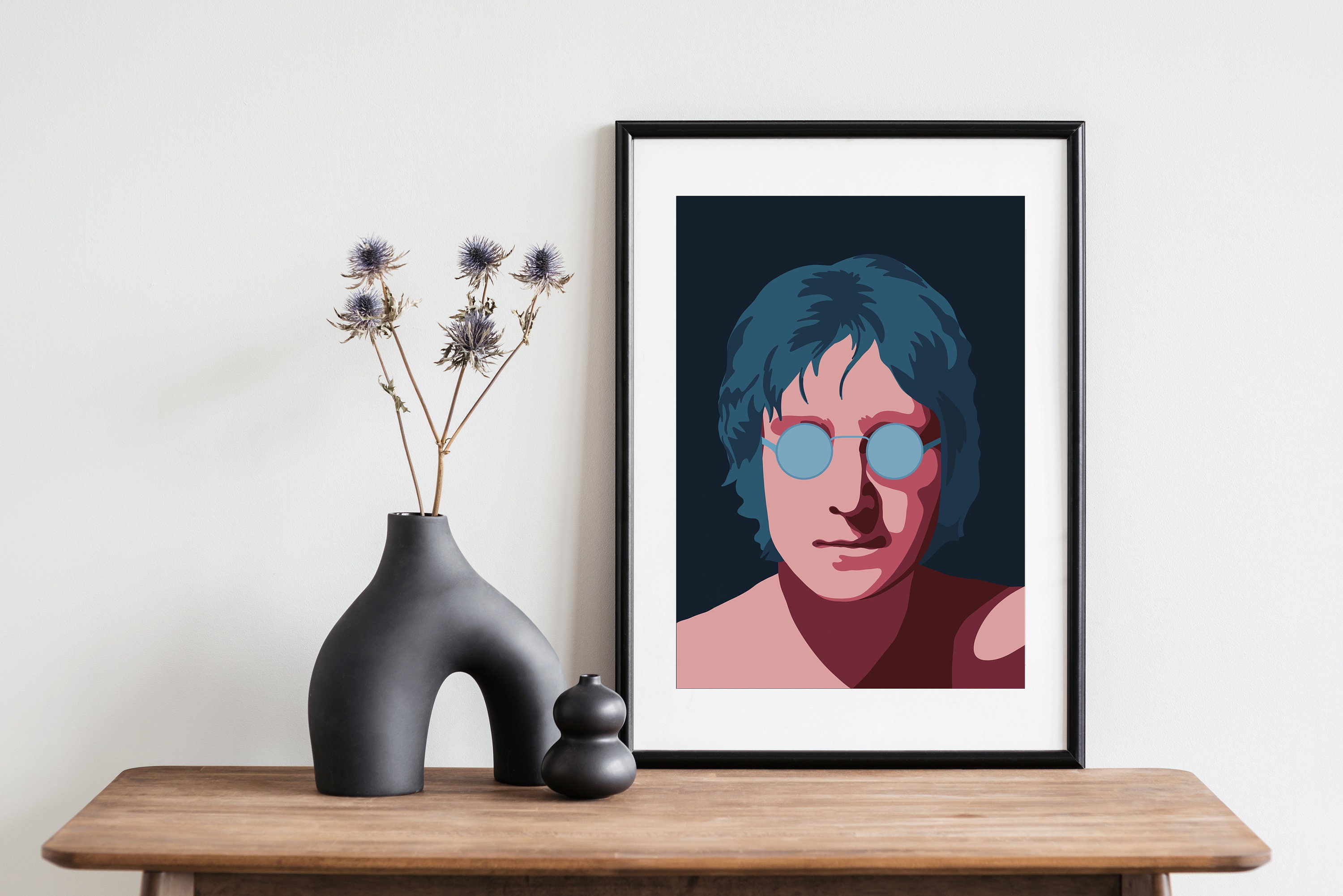 John Lennon Art John Lennon Poster Poster Home Decor - Etsy