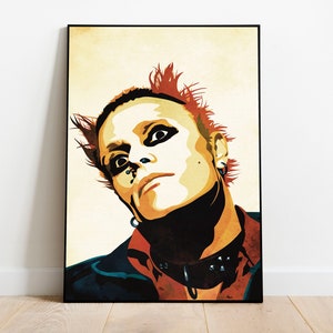 Keith Flint / The Prodigy / Poster di Keith Flint / Poster dei Prodigy / Poster del cantante / Poster del cantante / Arte murale / Decorazioni per la casa