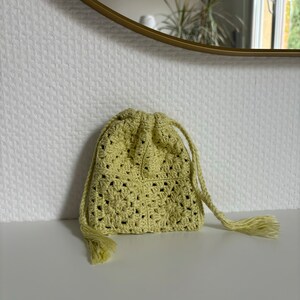 Pochette / bourse Crochet Vert