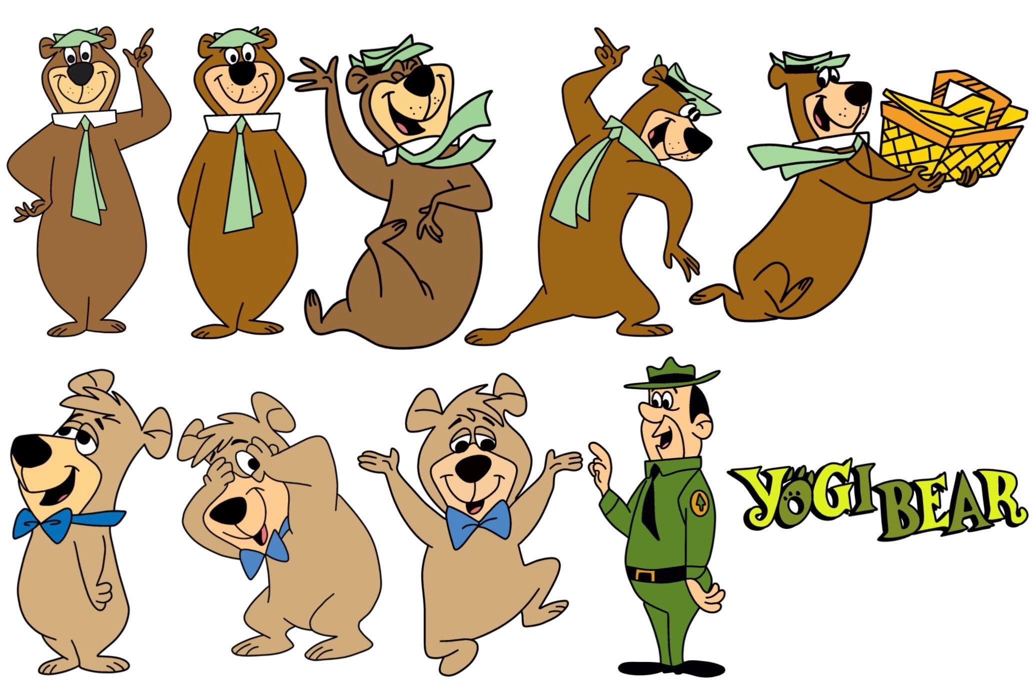 Yogi bear cartoon - Etsy 日本