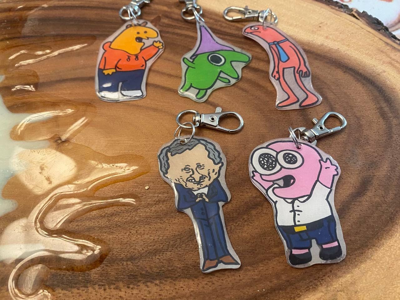 Smile Keychain - Etsy Smile Keychain - Etsy