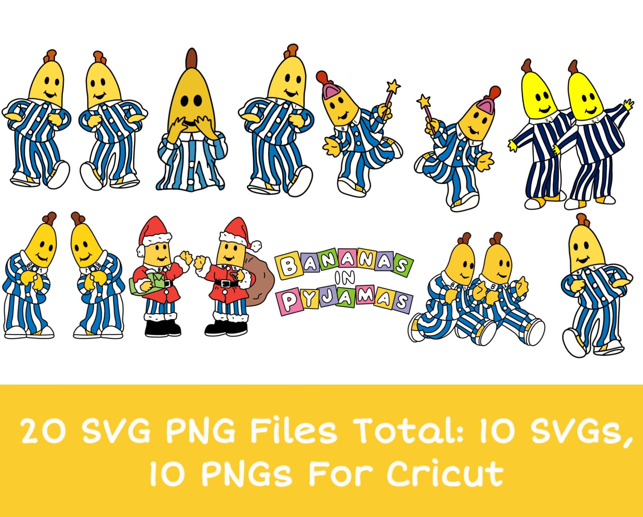 Bananas in pyjamas - Etsy 日本