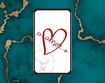 Amor! Express love. Love card. Special occasion. Digital Card - Animated Card, E-card, ready to send. E-cards sends in any text app.
