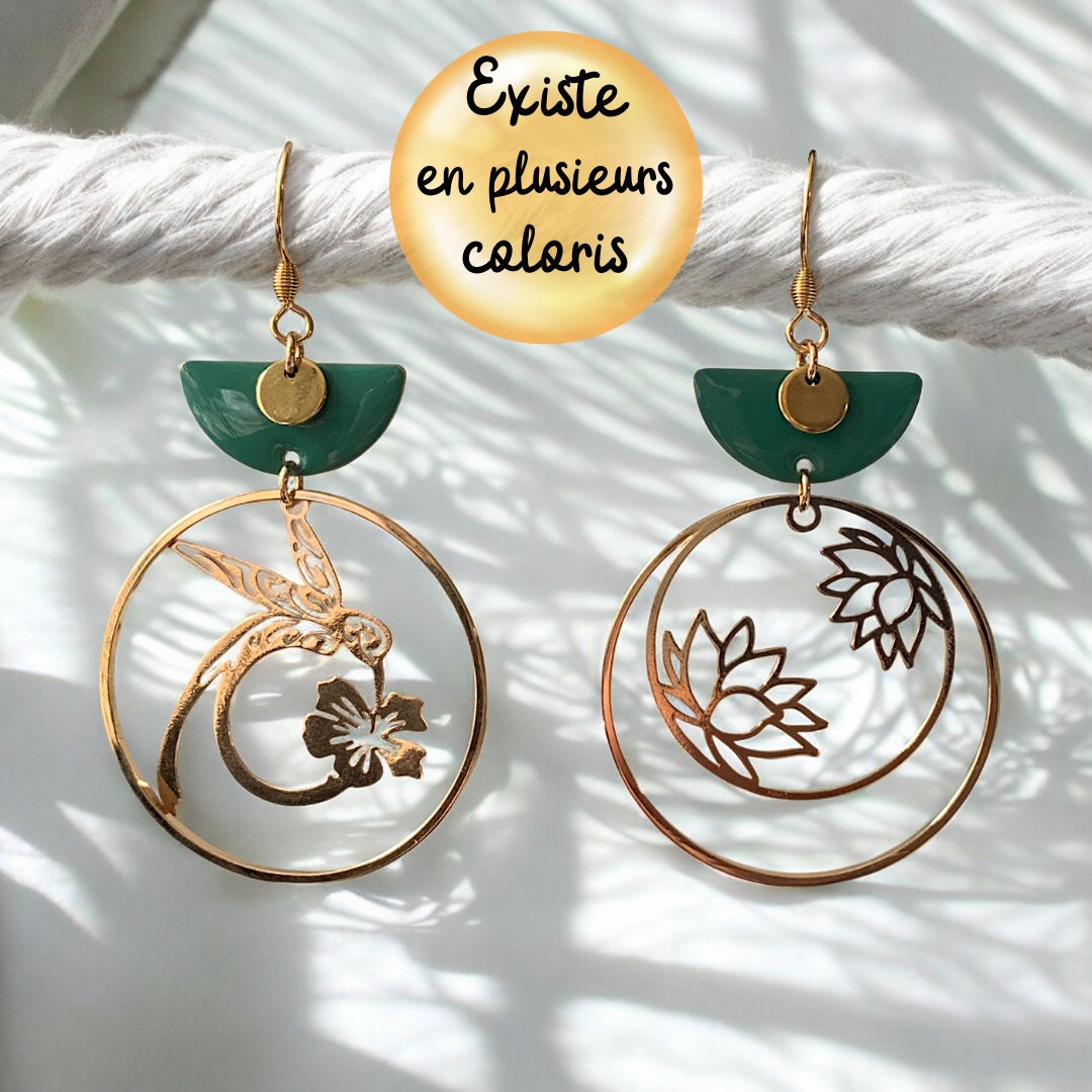 Pendentifs Fleur De Lotus En Acier Inoxydable 304 – 12 Pièces, 6 Styles, Finition Dorée – Pour Fabriquer Bijoux, Colliers, Bracelets, Boucles D’oreilles - 7