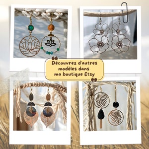 Lot De 4 Boucles D'oreilles Dépareillées Métal Doré - 3 Orientales + 1 Dormeuse - Occasion