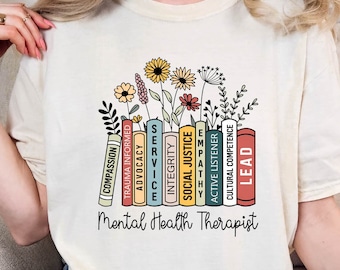 Mental Health Therapist Shirt, Mental Health Awareness Shirt, Anxiety Shirt, Therapist Tee, Psychologist Shirt, Mental Health Matters Shirt