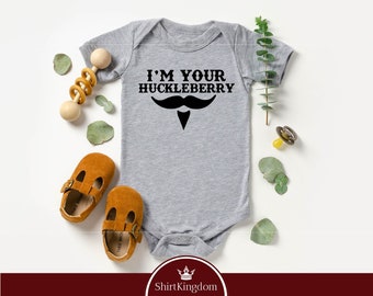 I'm Your Huckleberry Baby One Piece Bodysuit Toddler TShirt, Country Western, Ranch Hand, Rancher, Cowboy, Cowgirl, Outlaw, Shower Gift