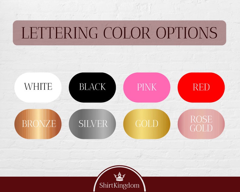 a white brick wall with different color options