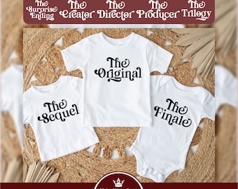 Matching Family Shirts, Siblings Shirt, The Orginal The Squel The Finale Shirt, Matching Sibling Shirts,New Baby Announcement Shirt