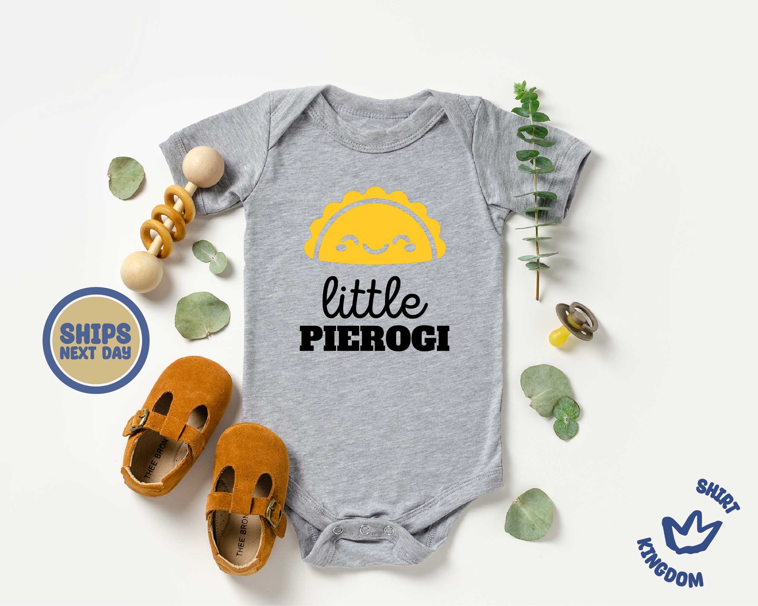 Little Pierogi Onesie® Polish Onesie® Food Baby Bodysuit Etsy