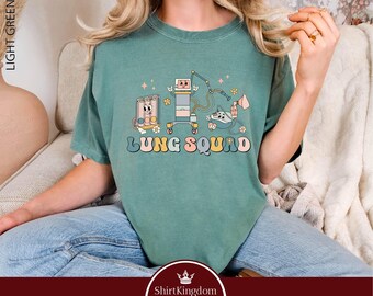 Lung Squad Shirt, Respiratory Therapist Sweatshirt, Nurse Life Shirt, RT Student Tee, ICU Hospital Sweater, Comfort Colors T-Shirt