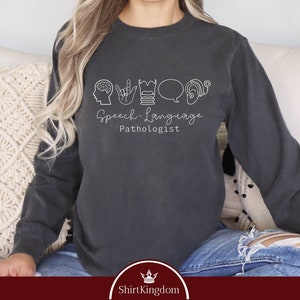 Speech Therapy Language Pathologist Mental Slp Women Hoodie - DE