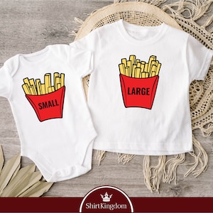 Petite Fries, French Fries, Small Fry Foodie Baby Shower Gift, Infant & Toddler Bodysuit Bodysuit, Jumper Kid Shirt, Youth Tee, Fast Food,