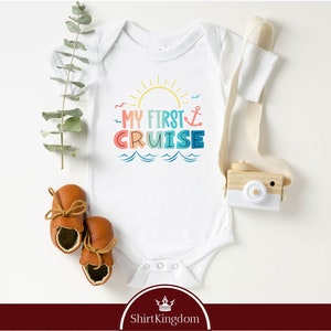 First Cruise Baby Bodysuit, Cruise Ship Baby Bodysuit, Cruise Trip Bodysuit, Cruise Gifts, Funny Holiday Bodysuit, Summer Baby Bodysuit