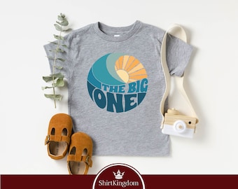 The Big One Toddler Shirt, Wave Birthday Kids Shirt, Cute First Birthday, Toddler Tee, Bridal Party Shirts, Kids Shirt